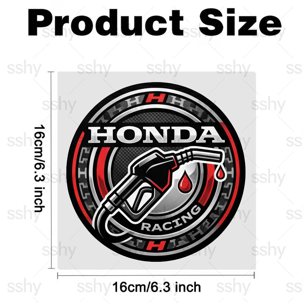 pgnkd1 FOR HONDA Car Fuel Tank Cap Warning Sticker Waterproof Vinyl Fuel Cap Decal