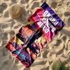Grand Theft Auto Customizable Name Beach Towel Soft Durable Quick-Dry Suitable for Swimming Gym Camping Yoga Vacation