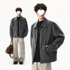 New Arrival: Men's Retro Lapel Workwear Jacket - Pure Cotton, Spring & Autumn Design