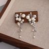 2026 New Style Pearl Tassel Earrings: Elegant, High-End Exaggerated Drops for Young Ladies
