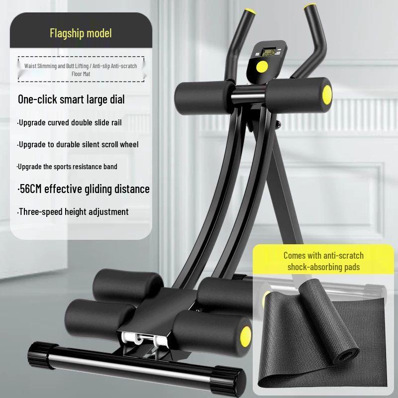 Automatic Rebound Six-Wheel Abdominal Exerciser