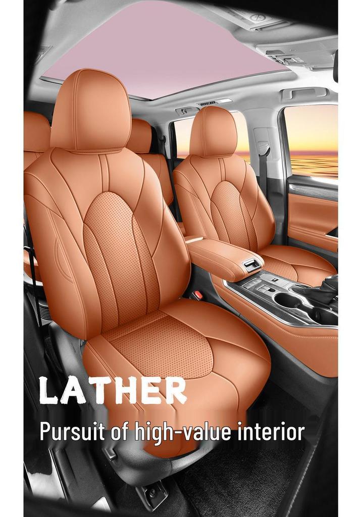 Custom Seat Covers for 2022-2026 Toyota Highlander: 7-Seater & 5-Seater Full Coverage