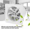 190mm 40W Wandmontage Afzuigventilator Laag Geluidsniveau Huis Badkamer Keuken Garage Ventilatie (Wit)