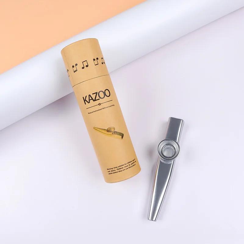 Metal Kazoos Lightweight Kazoo Flute Lightweight Harmonica Mouth Flute For Guitar Instrument Ukulele Lovers Instrument Musical