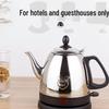 Shangqi 1L Black 304 Stainless Steel Electric Kettle