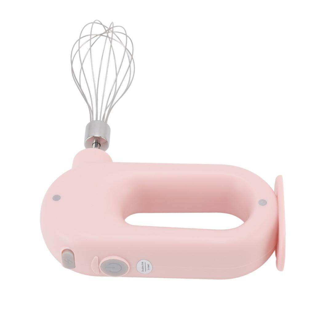Electric Hand Mixer 3 Speeds Anti Slip Handle Design Safe Household Handheld Milk Frother Foam Maker 5V 20W
