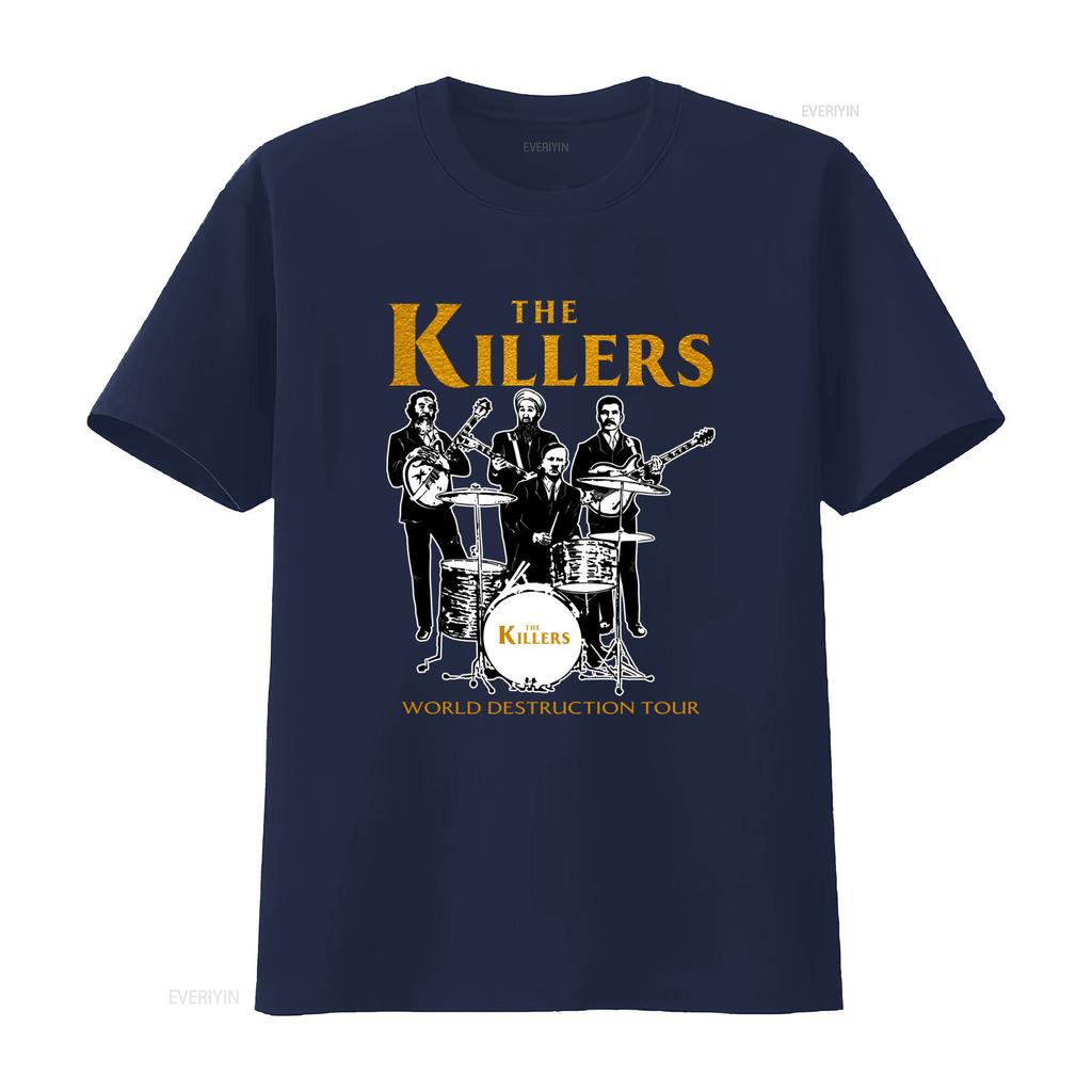 The Killers Band Alt Rock Tour Mondiale Distruzione Brandon Flowers Maglietta S 234XL SG417 vintage Lavata Casual streetwear