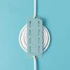 2 In 1 Socket Retainer  Wall-Mounted Sticker Punch-Free Plug Fixer Self-Adhesive Fixer Cable Wire Organizer Seamless Power Strip