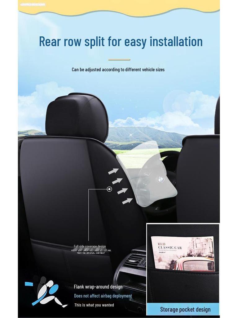 Winter Car Seat Cushion for 2017 VW New Bora 1.6L Auto - Little Daisy Cartoon Design