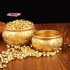 M-1Pcs 6cm Cornucopia Brass Fortunate Attract Wealth Good Luck Magical Power Treasure Bowls Desktop Small Ornament Home Decor