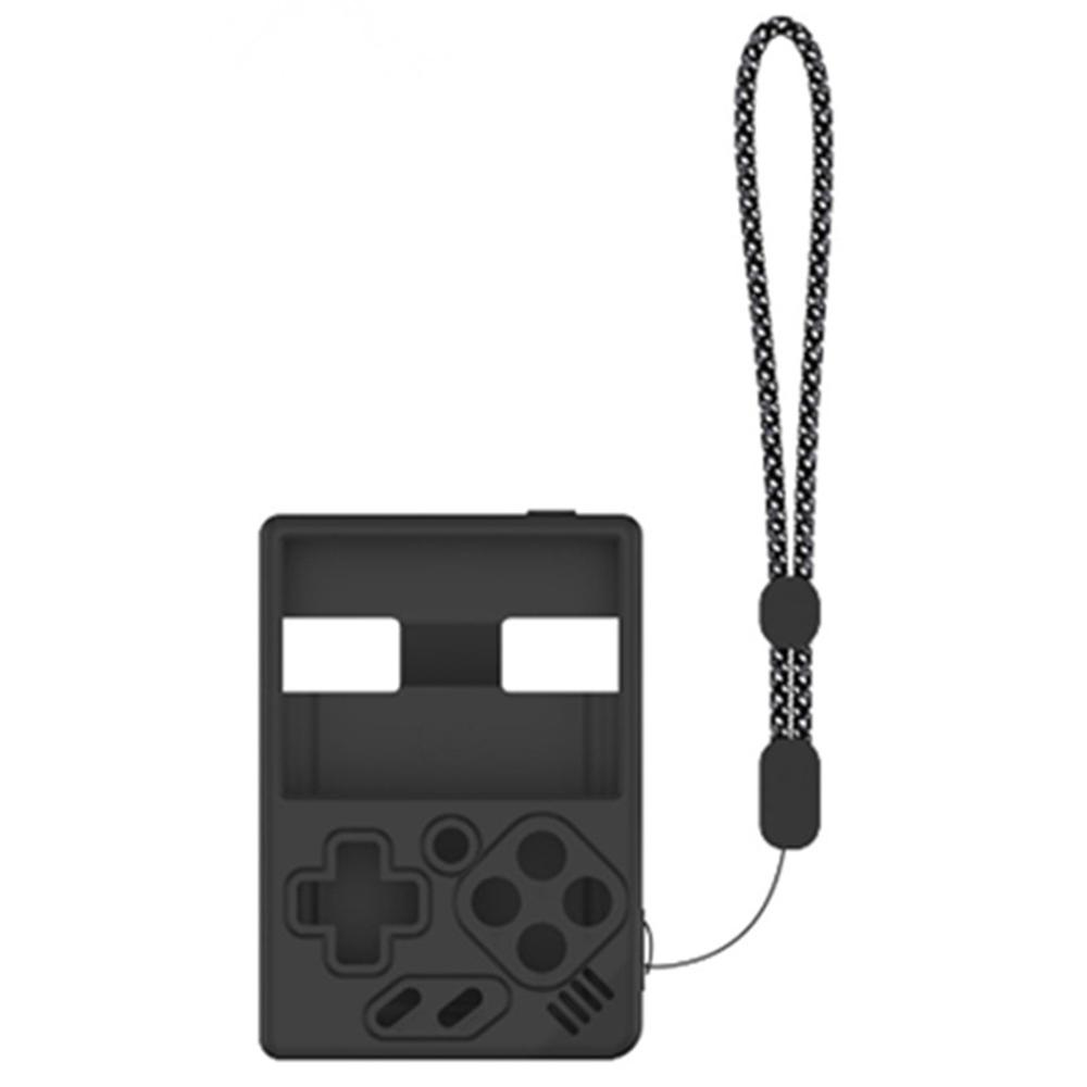 For Miyoo Mini V4 Handheld Console Silicone Protective Case with Wrist Strap A
