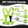 High Visibility Night Running Vest Adjustable Sports Vest  for  Night Warning Work Fishing