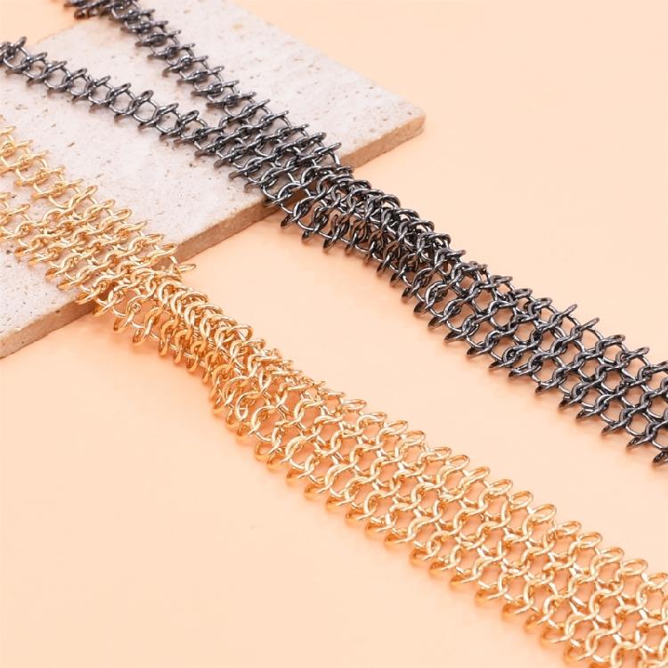 Exaggerated Choker Necklace Party Tie for Women Teens Punk Theme Neckwear for Casual Outing Special Occasion Neckpiece