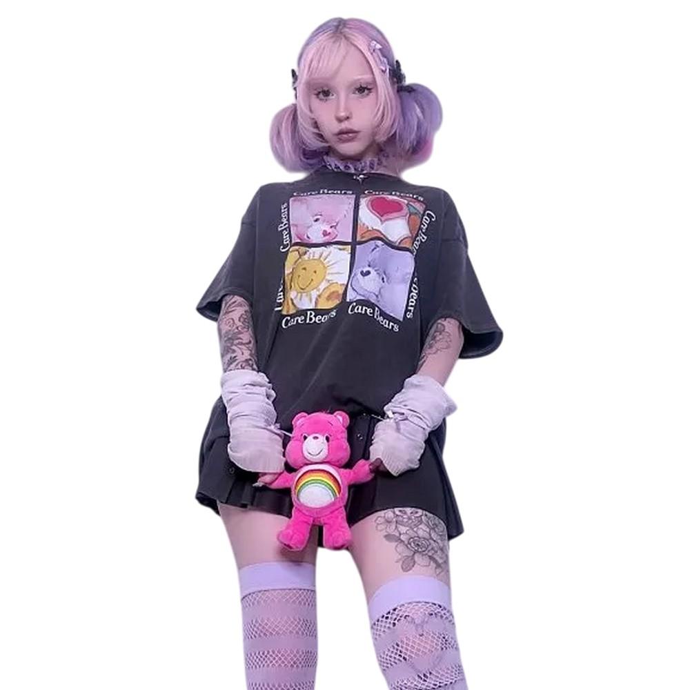 Care Bears Unisex Adult Watercolour Frame Vintage Wash T-Shirt