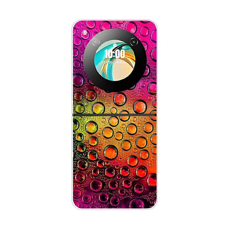 Etui na ZTE Nubia Flip Flip2 Luksusowe Modne Pokrowiec Przezroczyste Twarde Etui PC na Telefon Na ZTE Libero Flip Odporne na Wstrząsy Zderzak Obudowa