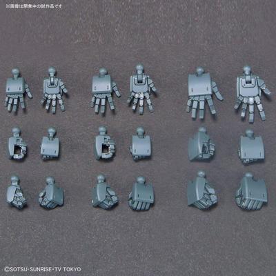 HGBC Gundam Build Divers Build Hands SML Scale Plastic Model "Kaku" 1/144 Pre-colored