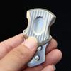 Shield Magnetic Push Card Mechanical Slider Pushing Plate Haptic Coin EDC Metal Relieve Stress Relief Toy Decompression Fidget