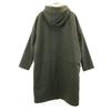 LENER Made in France Hooded coat 38 khaki Back bore Women Used