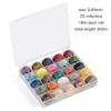Polyester Waxed Thread 25/36 Colors Bracelet Thread Bookbinding Thread Handmade Materials Waxed Strings for Jewelry