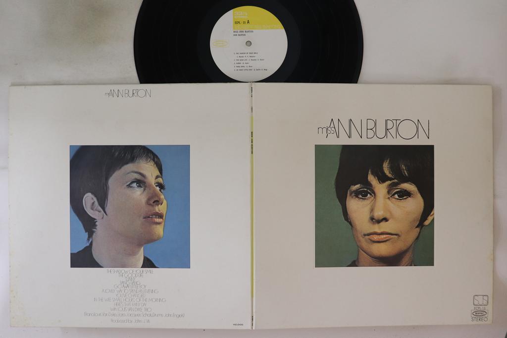 LP Record ANN BURTON - Miss Ann Burton ECPL15 EPIC 1970 Japan Jazz Used
