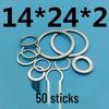 Thickened Galvanized Iron Flat Washer: Small Outer Diameter, Narrow Edge