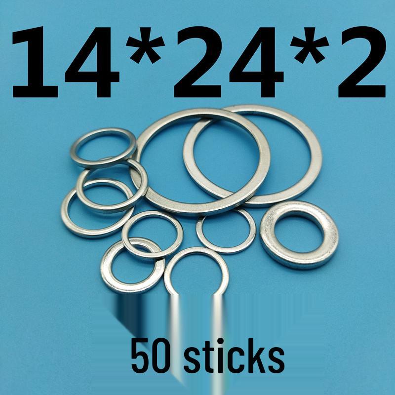 Thickened Galvanized Iron Flat Washer: Small Outer Diameter, Narrow Edge