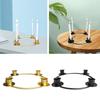 Nordic Round Taper Candle Holder Metal Iron Christmas Advent Candlestick Candelabra Table Decor for Dinner Wedding Living Room