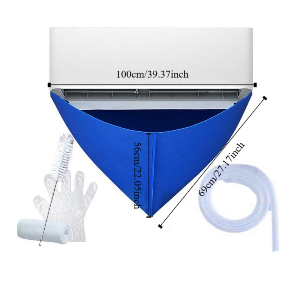 Wall Mounted Air Conditioner Dust Cleaner Leakproof Water Collection Bag  Home