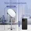 10X Magnifying Makeup Mirror On Round Stand for Tabletop Bedroom Vanity Desk and Bathroom Counter Free Standing Double Sided 10