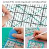 Yousheng 4Pcs Acrylic Quilting Ruler 4.5/6/9.5/12.5-Inch Square Fabric Cutting Patchwork Ruler with Clear Mark DIY Sewing Craft Projects Template