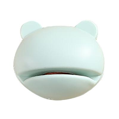 Mini-Messerschärfer, Mini-Cartoon-Frosch-Stil, einfache Bedienung, rutschfester Gummi-Schleifsand, ABS-Tasche