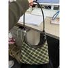 New Retro Plaid Underarm Shoulder Bag Niche Design High-end Texture Commuter Bag Fashionable Versatile Messenger Bag for You