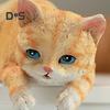 Cats Resin Sculpture Mother Cat And Kittens Figurine Desk Edge Decoration Cat Statue for Home Bedroom Kids Room Decor
