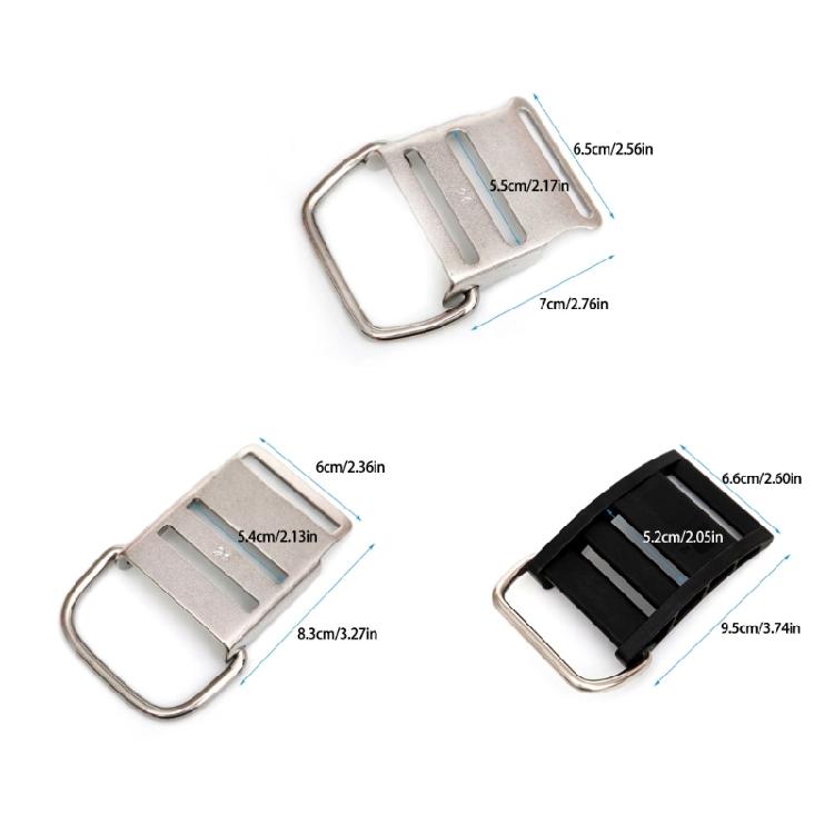 Techs Diving Stainless Steel Tanks  Buckle Scubas Diving Lock Buckle Scubas Diving Tanks Cylinder  Buckle Easy to Use