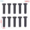 [TL][TL][TL]10Pcs/set Fixing Screw M5*20 M6*22 Left Hand Thread for 1/''UNF 3/8''UNF Drill Chuck Shank Adapter Screw