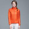 Autumn and winter warm light down jacket women's short stand-up collar outdoor thin autumn and winter women's jacket