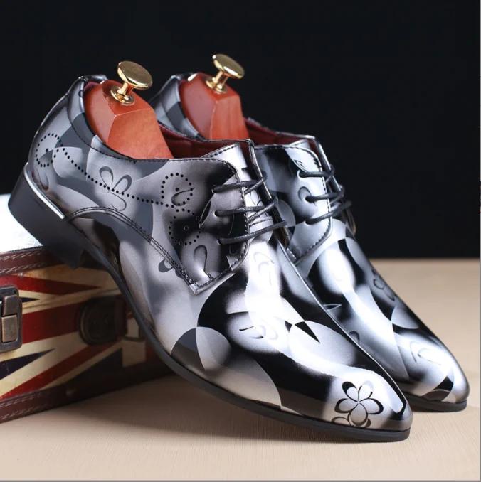 Shoes for Men Platform Dress Shoes Fashion Designer Slip On Loafers Man Italian Luxury Brand Party Wedding Shoe Zapatos Hombre