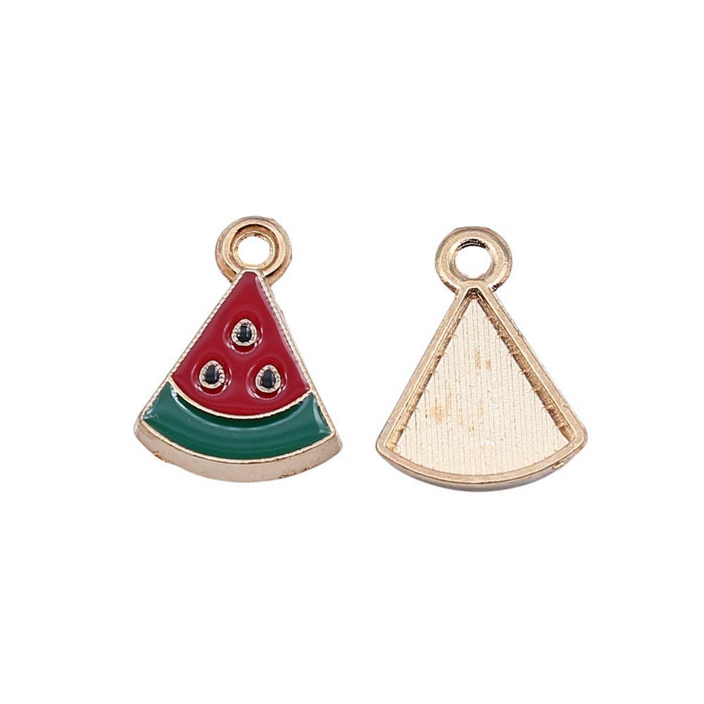 Enamel Charms Fruit Pendants For Food Themed Boy Girl Jewelry Making