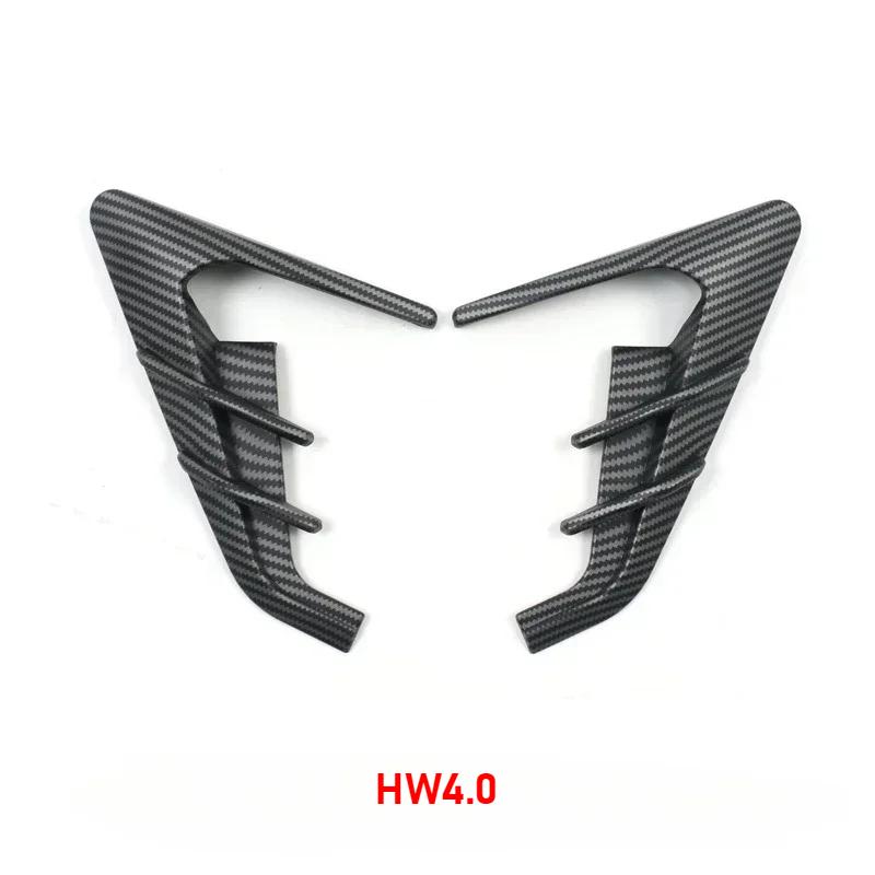 Camera Protective Cover for Tesla New Model3+ Highland 2025 Side Camera Leaf Board Shell Decor Thunder Marker Car Accessories