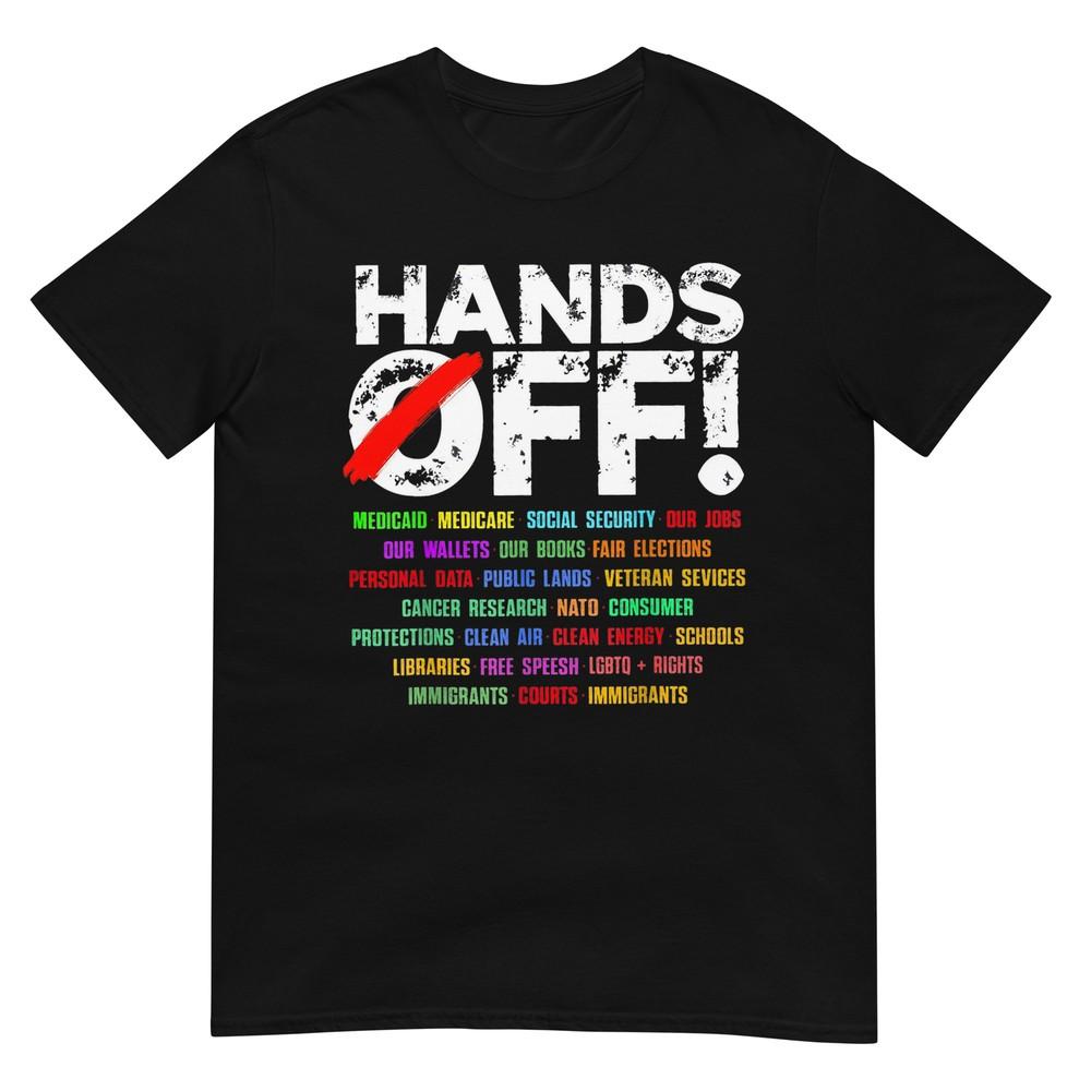 Finger weg Protest Sozialversicherung und Medicare Protest T-Shirt