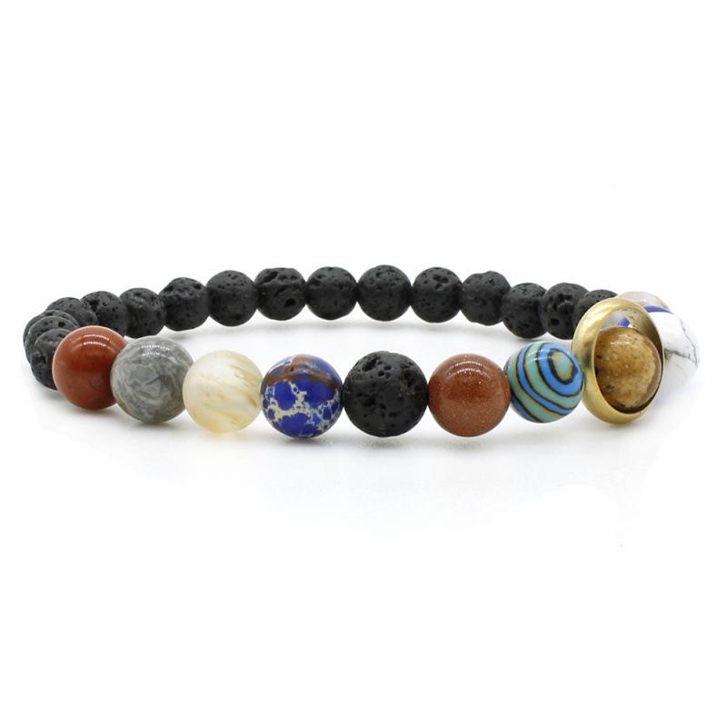 European and American Trendy Galaxy Bracelet - Eight Planets and Starlit Sky Design