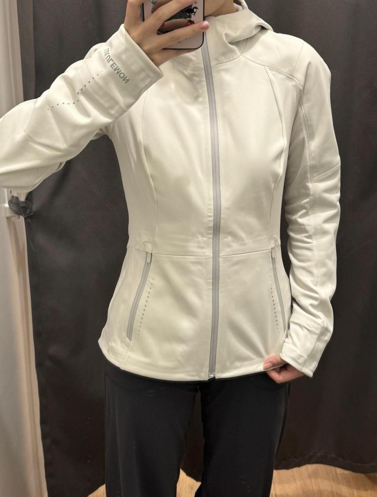 Lulu Original Women's Windproof Softshell Hooded Jacket for Yoga - Breathable Autumn/Winter Coat