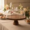 Transparent Cake Stand with Dome Lid | Dustproof, Holder Lid, for