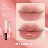 Mooekiss Double-Ended Lip Glaze Lip Mud Lip Gloss Moisturizing Lip Gloss Lip Glaze Whitening Lipstick Matte Finish