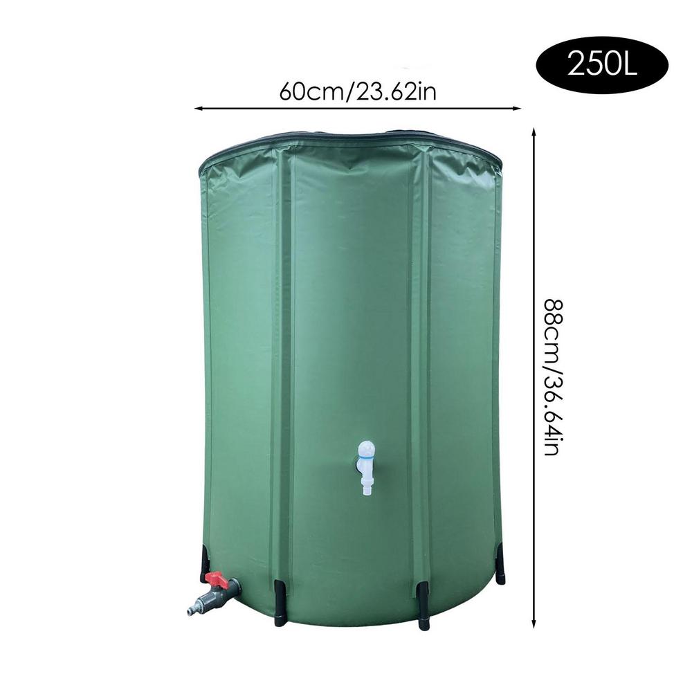 100-750L Rain Water Recovery Storage Tank Garden Irrigation Water Bucket Collapsible Rain Barrel Rainwater Collection Container