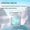 USB Rechargeable Desktop Humidifier Fan with Touch-Screen and Dual Mode