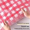 Red Gingham Disposable Plastic Tablecloths