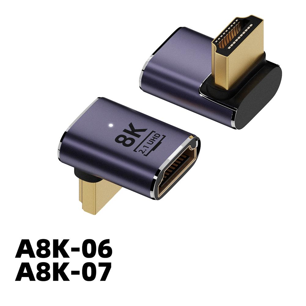 

AU 8K 60Hz 2.1 Cable Adapter Support 4K 120Hz 48Gbps Adapter Converter for MacBo