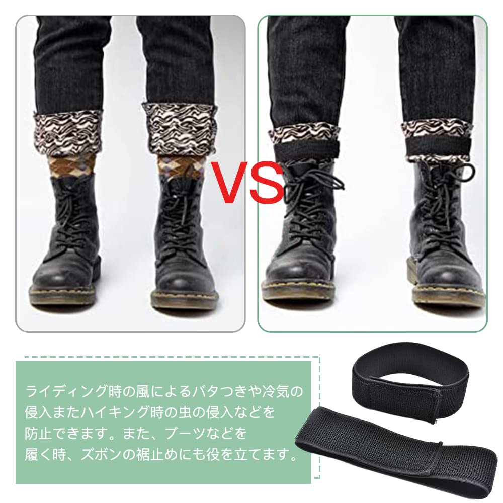 [DFsucces] Garter for Hem Stopping, Pants Clip, Elastic Elastic, Magic