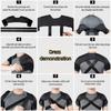 Adjustable Cross Shoulder Support Straps Polyester Fiber Hand Wash Only For Back Sports Shoulder Brace With Adjustable Straps